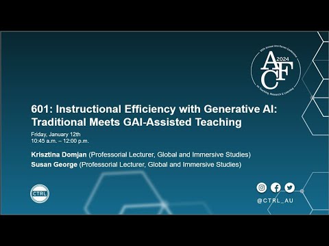 601: Instructional Efficiency with Generative AI: Traditional Meets GAI-Assisted Teaching