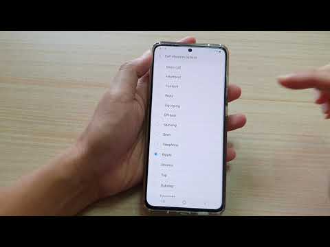 Galaxy S21/Ultra/Plus: How to Change Call Vibration Pattern