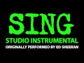 Sing (Cover Instrumental) [In the Style of Ed ...