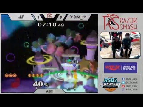 RSB3 Melee Winner's Semi-Finals - JB IV (Ice Climbers) vs. TheScore_Iori (Peach)