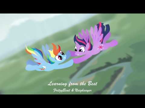 Learning from the Best - FritzyBeat hugs Neighsayer