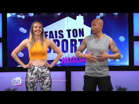 FAIS TON SPORT À LA MAISON! - S01 EP22 - CUISSES + FESSES + ABDOS