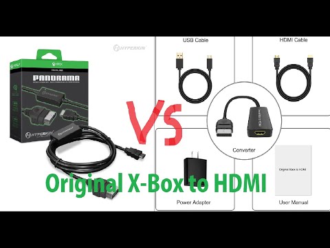 Hyperkin Xbox HDMI test Vs another product