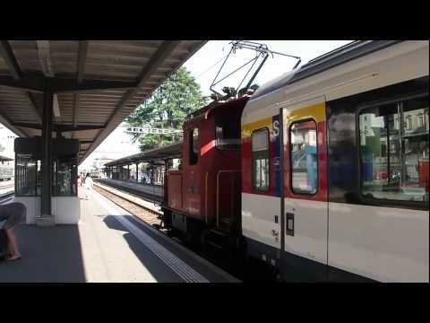 ►SBB Te III "176" rangiert in Locarno [19.08.11]