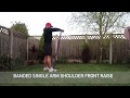 Banded Single Arm Shoulder Front Raise