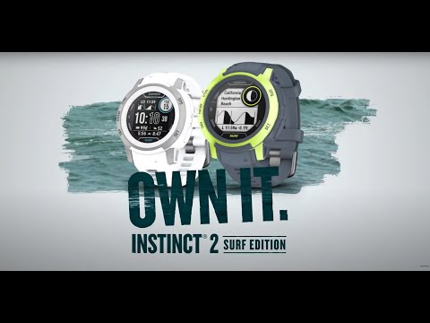 Išmanusis laikrodis Garmin Instinct 2S Solar Surf Edition, Šviesiai pilkai - baltos spalvos