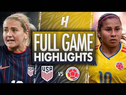 USA vs Colombia - ALL GOALS & HIGHLIGHTS | March 7, SheBelieves Cup 2026