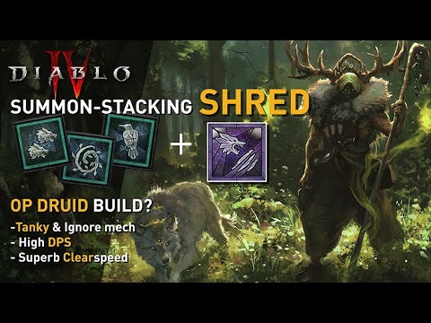 【Diablo 4】This Druid build SHREDS hard by stacking more companions! 【Werewolf & friends】*Beta*