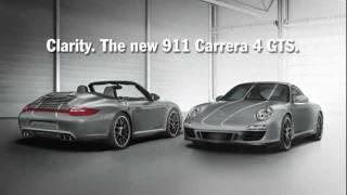 Clarity. The new 911 Carrera 4 GTS.