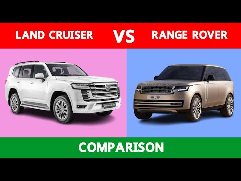 2022 Land Cruiser vs 2022 Range Rover Comparison | War Of King SUV | Off-road SUV Comparison
