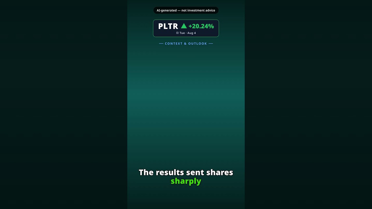 ¿Por qué explota al alza Palantir Technologies? PLTR +20.24%