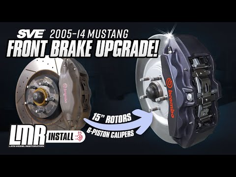 2005-2014 S197 Mustang SVE Front Brake Upgrade Kit - Review & Install