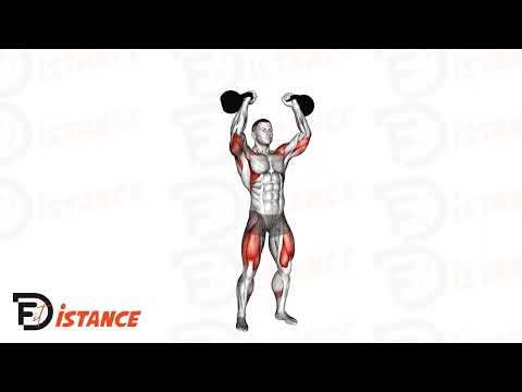 Exercice Double Kettlebell Push Press