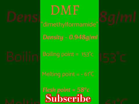 Liquid dimethylformamide chemical