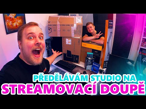 PŘEDĚLÁVÁM STUDIO NA STREAMOVACÍ DOUPĚ - WEEK #287