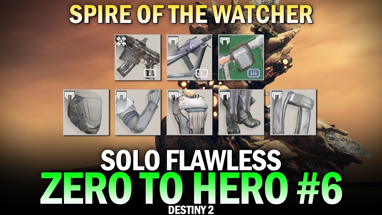 Solo Flawless "Zero to Hero" Dungeon Series Part 6 - Spire of the Watcher [Destiny 2]