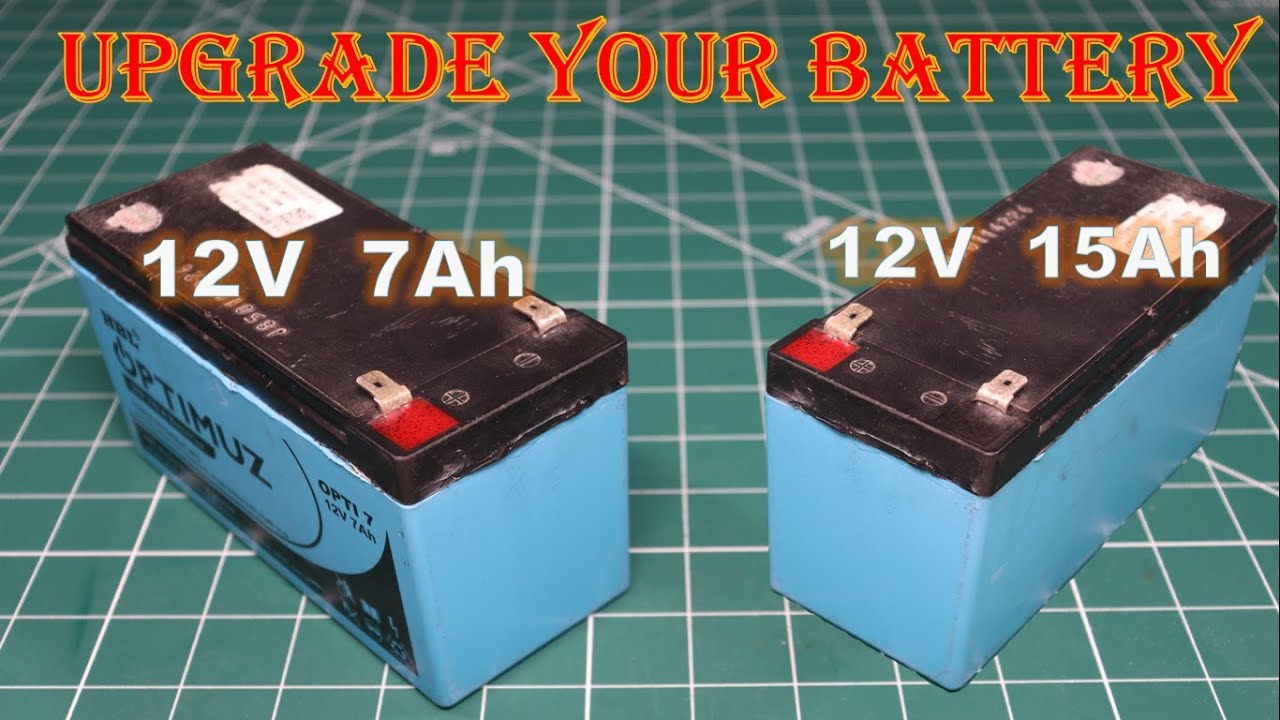 Watch video How To Upgrade Battery 12V 7Ah to 12V 15Ah | How To Make Lithium Battery Pack Now How To Upgrade Battery 12V 7Ah to 12V 15Ah | How To Make Lithium Battery Pack