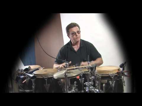 Samba rhythm on congas by Larry Marc-Aurele.wmv