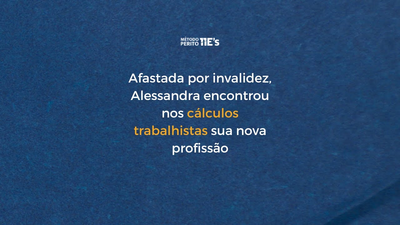 Afastada por invalidez, Alessandra encontrou nos cálculos trabalhistas sua nova profissão