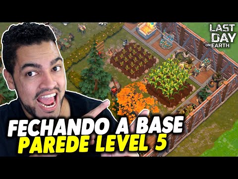 FECHANDO A BASE COM PAREDE LEVEL 5  - Last Day On Earth