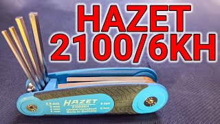 Hazet Offset screwdriver HEX set Allen keys 21006kh German tool EDC