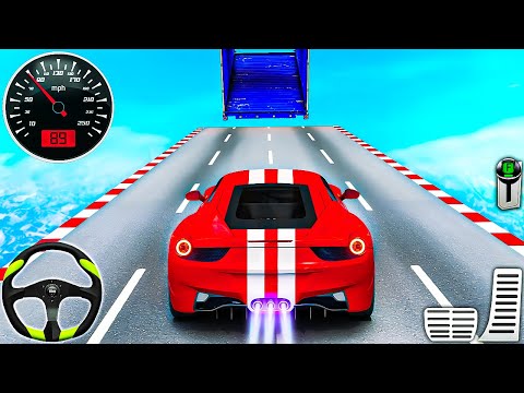 Extreme Mega Ramp Car Racing Stunts 2025 - GT Car Stunt Master Simulator 3D - Android Gameplay