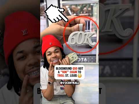 Bloodhound Q50 Got A “60k” Chain To Troll St. Louis😳 #bloodhoundq50