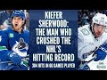 KIEFER SHERWOOD: THE MAN WHO CRUSHED THE NHL'S HITTING RECORD