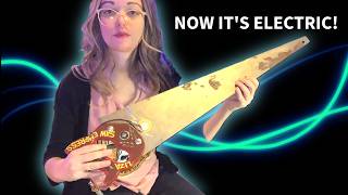 Electrifying a Musical Saw: Piezo Pickup Placement @C74connect @MusicalSawNow