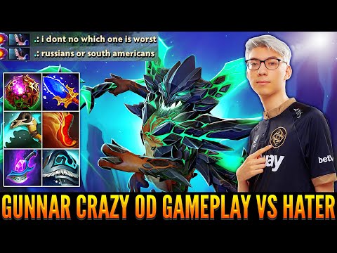 👉 GUNNAR Crazy OD (Outworld Destroyer) Gameplay Vs Hater Mirana - Non Stop Fights Whole Game