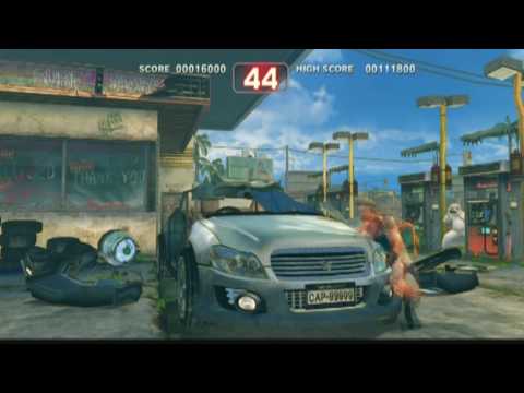 Super Street Fighter 4 Car Crusher