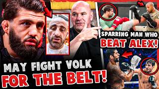 Arman Tsarukyan vs Alexander Volkanovski IN JUNE!? Ciryl Gane SPARS MAN who BEAT Alex Pereira!