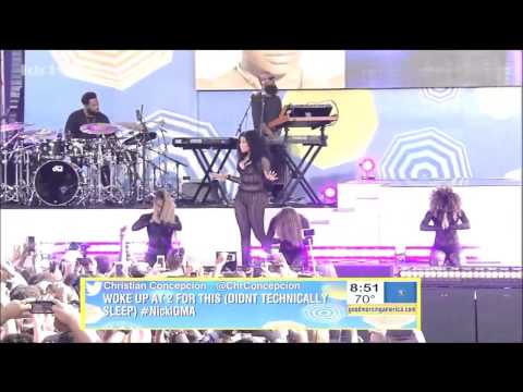 [HD] Nicki Minaj - The Night Is Still Young live GMA