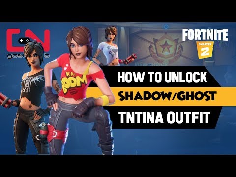 Fortnite Destroy Ghost Shadow Dropboxes Using Explosives - Unlock TNTina Ghost Shadow Style