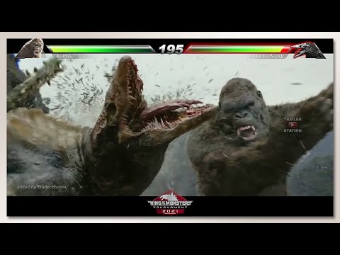 Kong vs Skull Devil with Healthbars