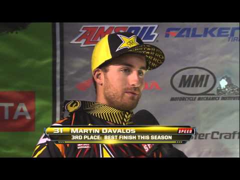 Supercross LIVE! 2012 - 2nd and 3rd Place Lites Winners, Anderson and Davalos, from Salt Lake City