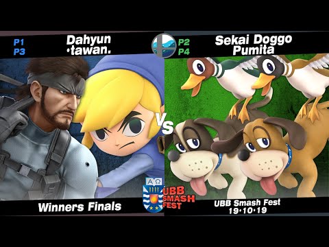 UBB SmashFest: Dahyun + Tawan (Blue Team) vs Sekai Doggo + Pumita (Green Team) - Winners Finals