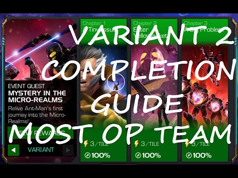 Mystery in the Micro Realms Completions Guide Variant 2 Chapter 2 | MARVEL CONTEST OF CHAMPIONS |