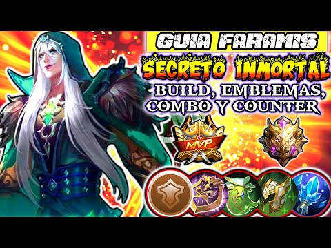 COMO JUGAR con FARAMIS REVAMP Mobile Legends 2022 🛡️ | Mejor BUILD, EMBLEMAS, COMBOS Y COUNTER 😈