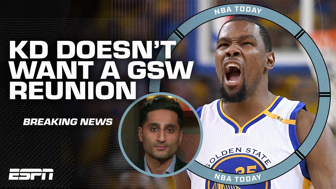 BREAKING 🚨 Kevin Durant has 'NO DESIRE' to be traded to the Warriors - Shams | NBA Today