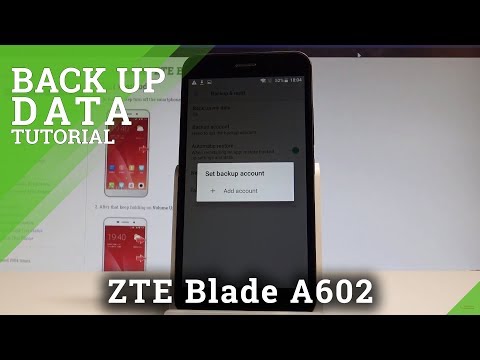 How to Back Up Data in ZTE Blade A602 - Allow Google Backup |HardReset.Info