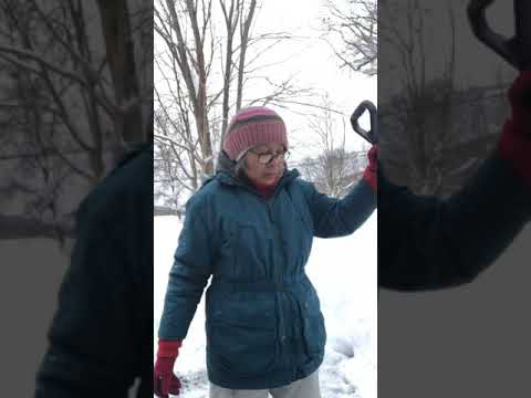 SNOWSTORM DEC.16-17, 2020....DIGGING OUR SIDE DRIVEWAY ...SNOW IS TOO DEEP....