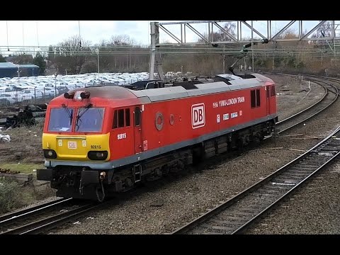 RARE to see and a FIRST for 'DYSON' 92015 !!!!!  Crewe, 15th February 2023
