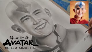 Drawing Aang, Gordon Cormier from Avatar The Last Airbender | jesar art