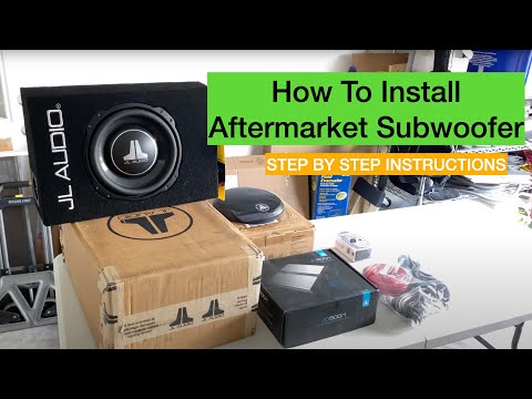 BMW 530e 540 F90 G30 Add Additional Subwoofer & Amplifier F80 F82 how to wire external amp in a BMW