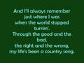 chris cagle-my lifes been a country song