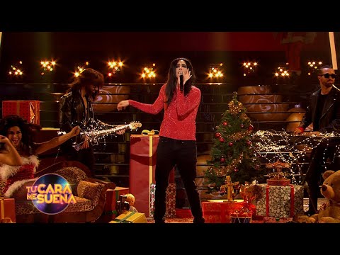 David Guapo es Mario Vaquerizo con las Nancys Rubias - TCMS8. Gala Extra Navidad