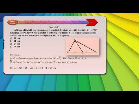 TeleŞcoala: Matematică clasa a VIII-a – Model Test Evaluare Naţională, subiectele I şi II (@TVR2)