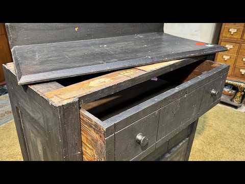 Ep. 157 Restoration of $30 UGLY Painted ANTIQUE Dresser