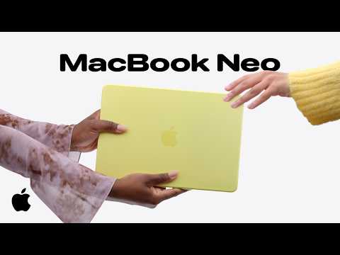 The all-new MacBook Neo